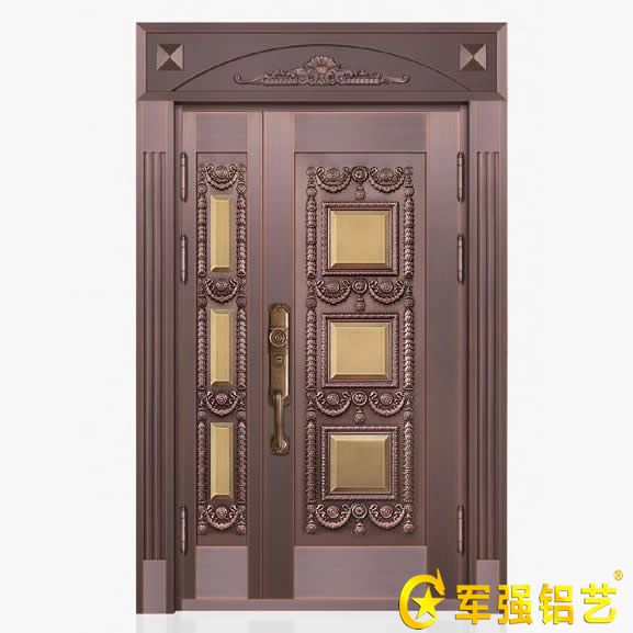 純銅别墅子母門