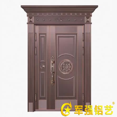 别墅純銅子母門